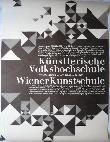 Werbeplakat: Künstlerische Volkshochschule - Wiener Kunstschule - 1966 - mge-shop