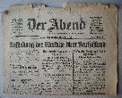 Zeitung / Zeitschrift: Der Abend 20.07.1919 (Der Abend) - 20.07.1919 - mge-shop