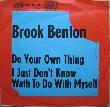 Benton Brook - Single: Do Your Own Thing - 1968 - mge-shop