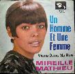 Mathieu Mireille - Single: Un Homme Et Une Femme - 1966 - mge-shop