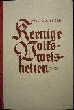 Buch: Kernige Volksweisheiten - 1963 - mge-shop